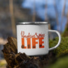 Pumpkin Spice Life Enamel Coffee Mug | Pumpkin Spice Everything | Pumpkin Spice | Camping Mug - Crazy4Beer