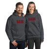 Red Buffalo Plaid Hooded Sweatshirt | Unisex Hoodie (6 Colors) - Crazy4Beer