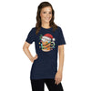 Christmas Beer Short Sleeve T-Shirt - Unisex Holiday Tee for Men & Women