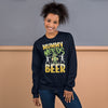 Halloween Sweatshirt - "Mummy Needs Beer"