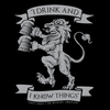 I Drink And I Know Things – That’s What I Do Short Sleeve Unisex T-shirt (6 Colors)