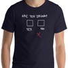 Are You Drunk? Funny Beer T-shirt Short Sleeve Unisex (4 Colors) - Crazy4Beer