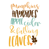 Pumpkins Hayrides Apple Cider and Falling Leaves Coffee Mug | Fall Fun Coffee Mugs (2 sizes)