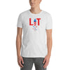 4th of July Red White & Blue LIT Short Sleeve Unisex T-shirt (4 Colors)