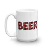 Red Buffalo Plaid Coffee Mug | Funny Beer Coffee Mugs Gifts (2 sizes) - Crazy4Beer