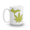 Michigan Marijuana Coffee Mug (2 Sizes)